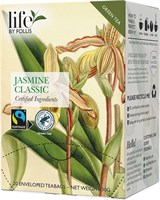 Jasmin, Grönt te, Life by Follis Rainforest Fairtrade, 20 påsar